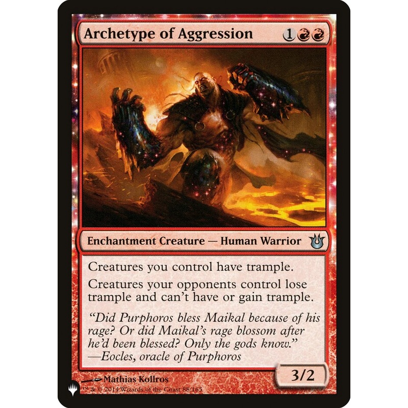 Archetype of Aggression [The List]