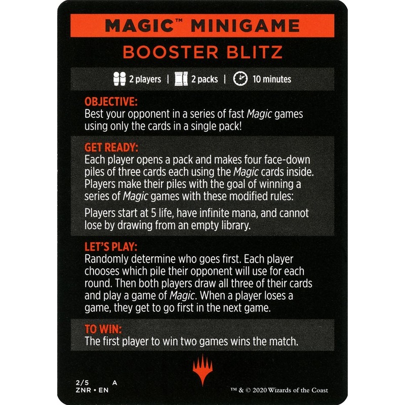 Booster Blitz (Magic Minigame) [Zendikar Rising Minigame]