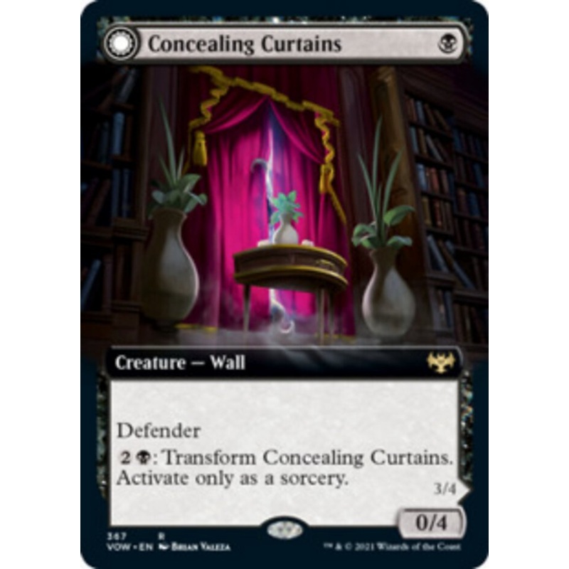 Concealing Curtains // Revealing Eye (Extended Art) [Innistrad: Crimson Vow]