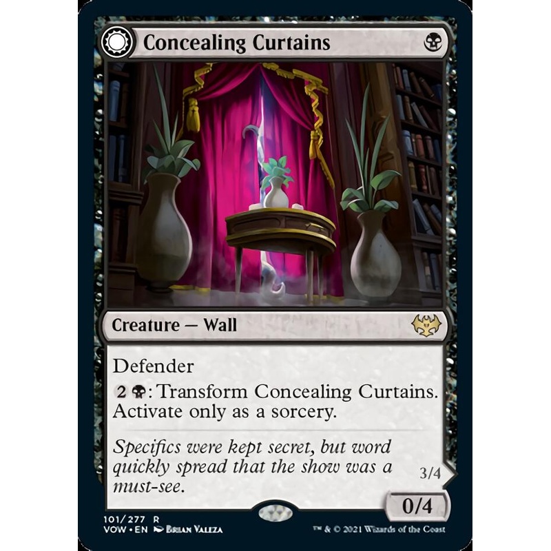 Concealing Curtains // Revealing Eye [Innistrad: Crimson Vow]