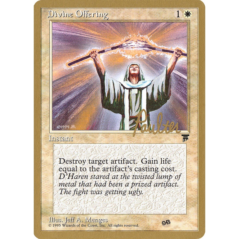 Divine Offering (Preston Poulter) (SB) [Pro Tour Collector Set]