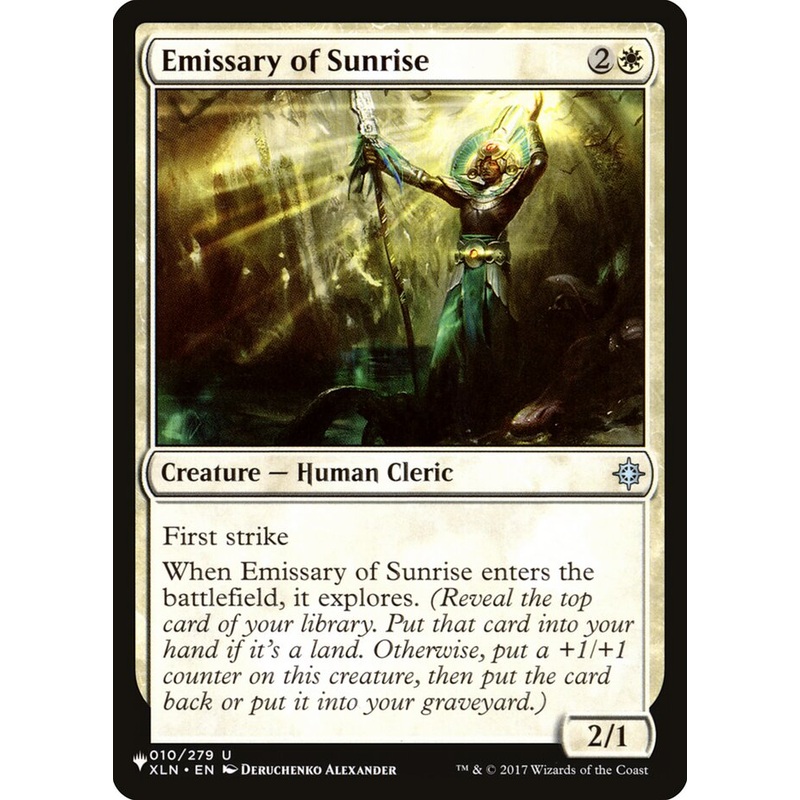 Emissary of Sunrise [The List]