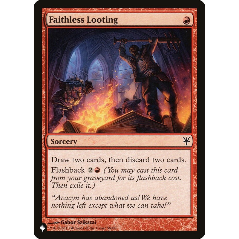 Faithless Looting [The List]