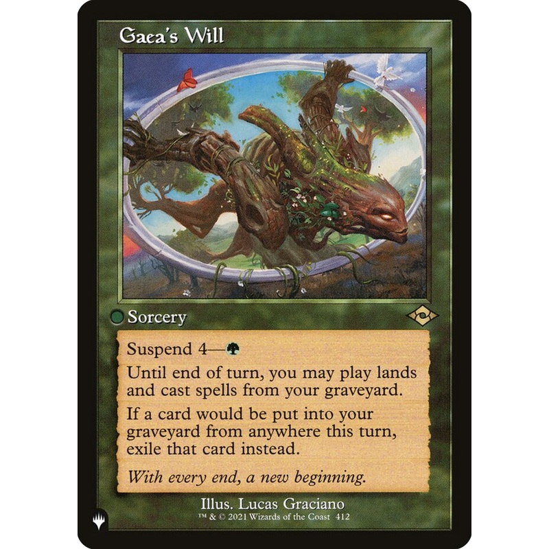 Gaea's Will [The List]