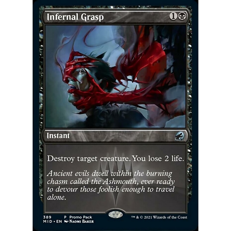 Infernal Grasp (Promo Pack) [Innistrad: Midnight Hunt Promos]