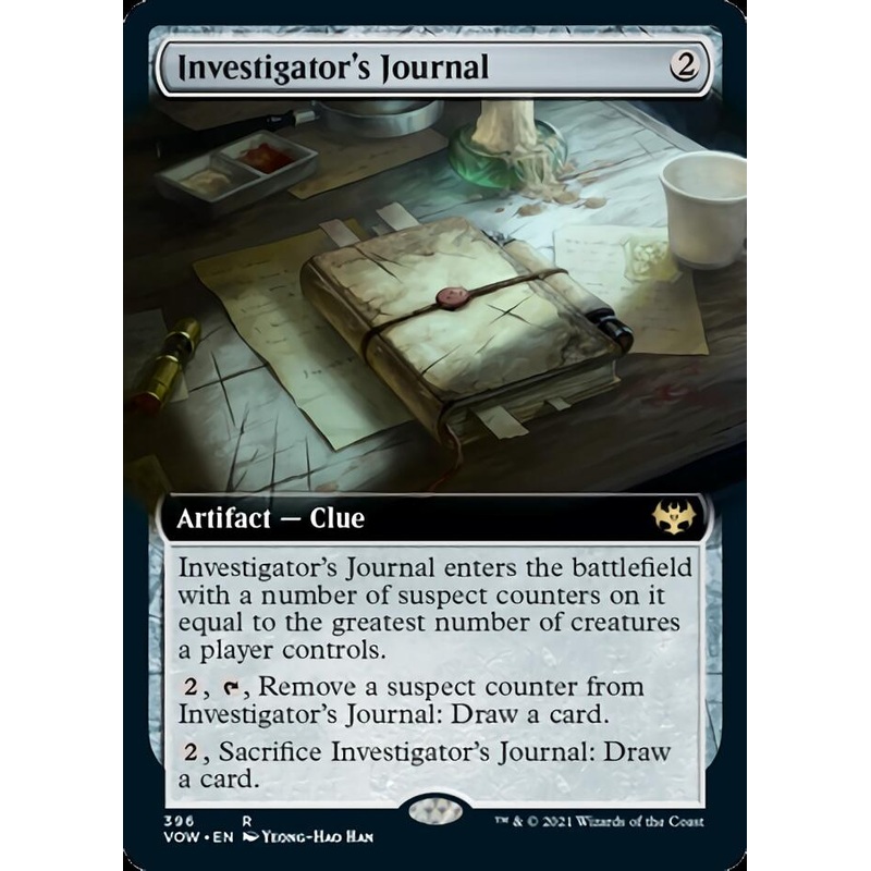Investigator's Journal (Extended Art) [Innistrad: Crimson Vow]
