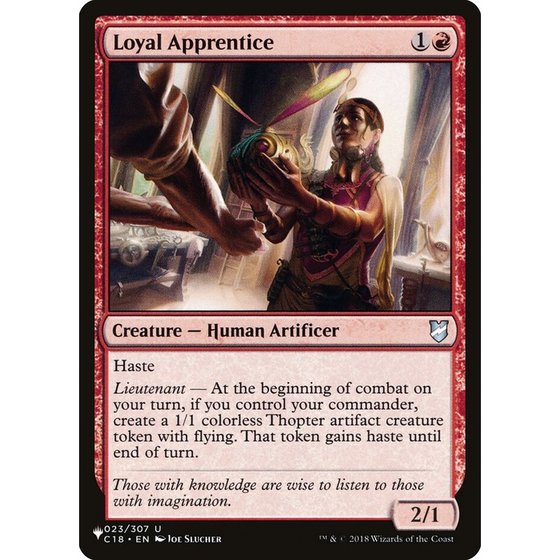 Loyal Apprentice [The List]