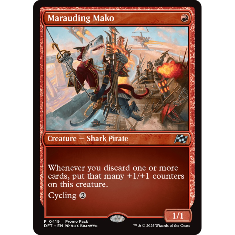 Marauding Mako (Promo Pack) [Aetherdrift Promos]