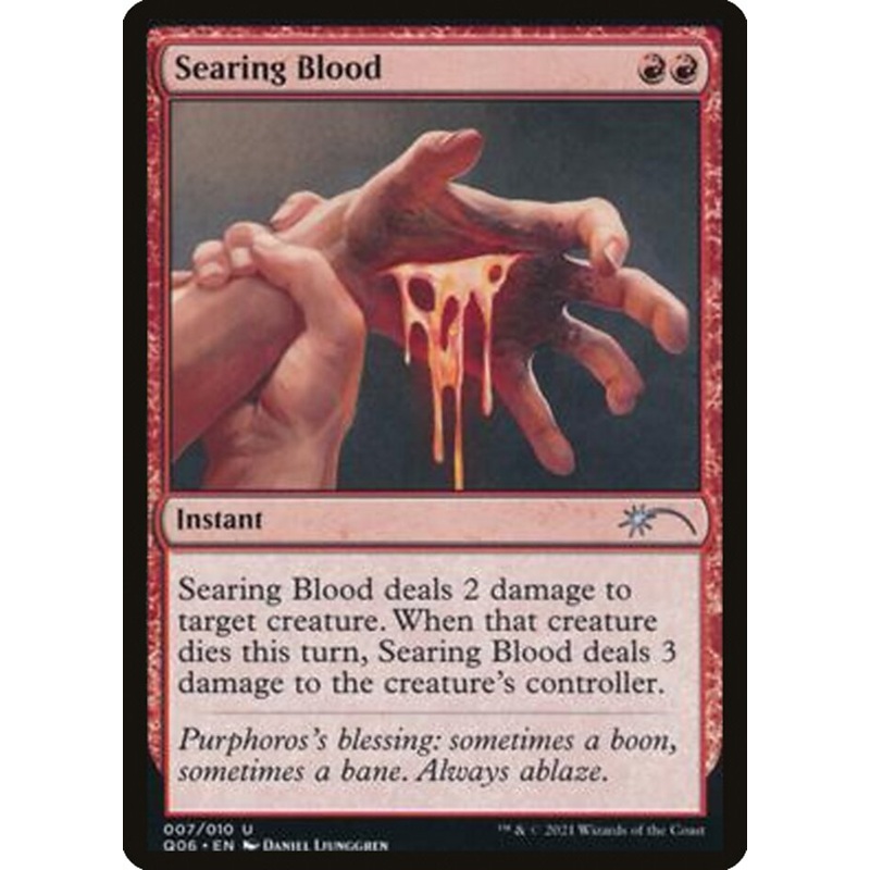 Searing Blood [Pioneer Challenger Decks 2021]