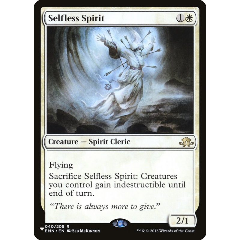 Selfless Spirit [The List]
