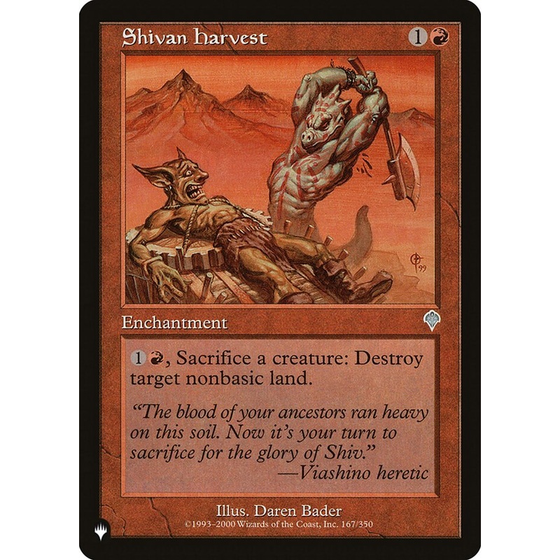 Shivan Harvest [The List]