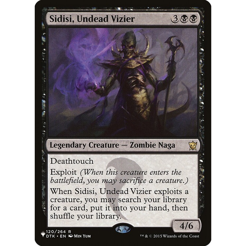 Sidisi, Undead Vizier [The List]