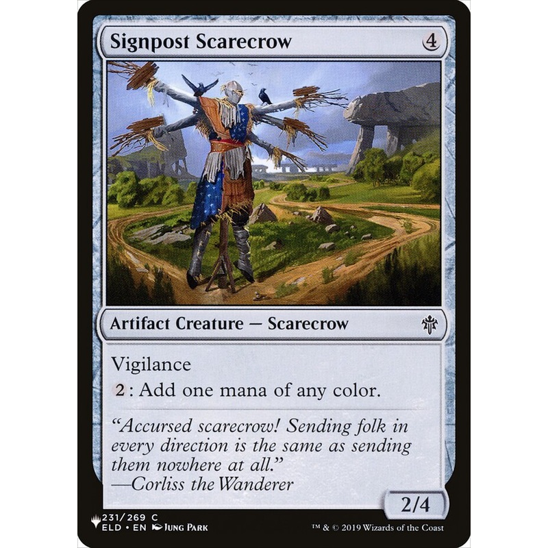 Signpost Scarecrow [The List]