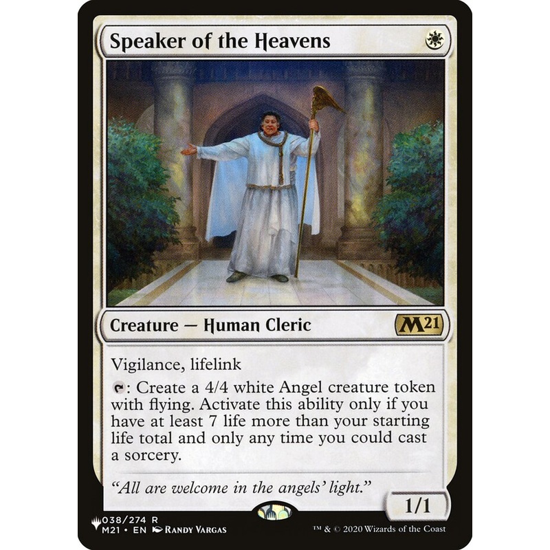 Speaker of the Heavens [The List]