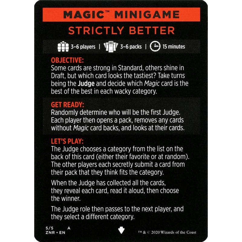 Strictly Better (Magic Minigame) [Zendikar Rising Minigame]