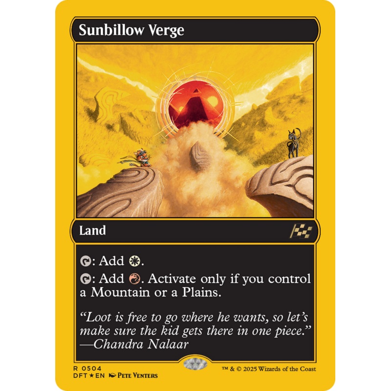 Sunbillow Verge (First-Place Foil) [Aetherdrift]