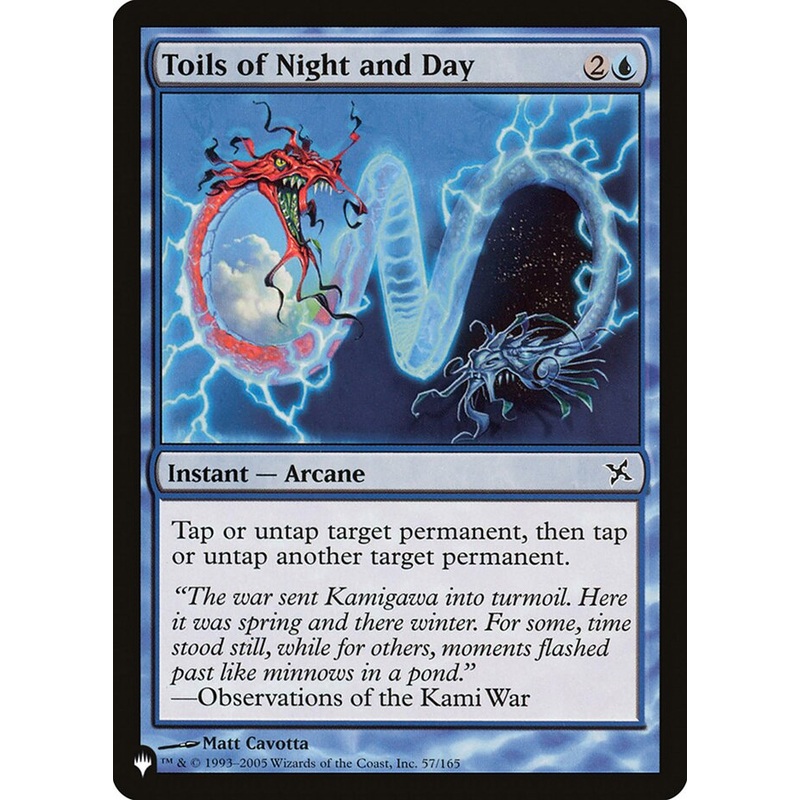 Toils of Night and Day [The List]