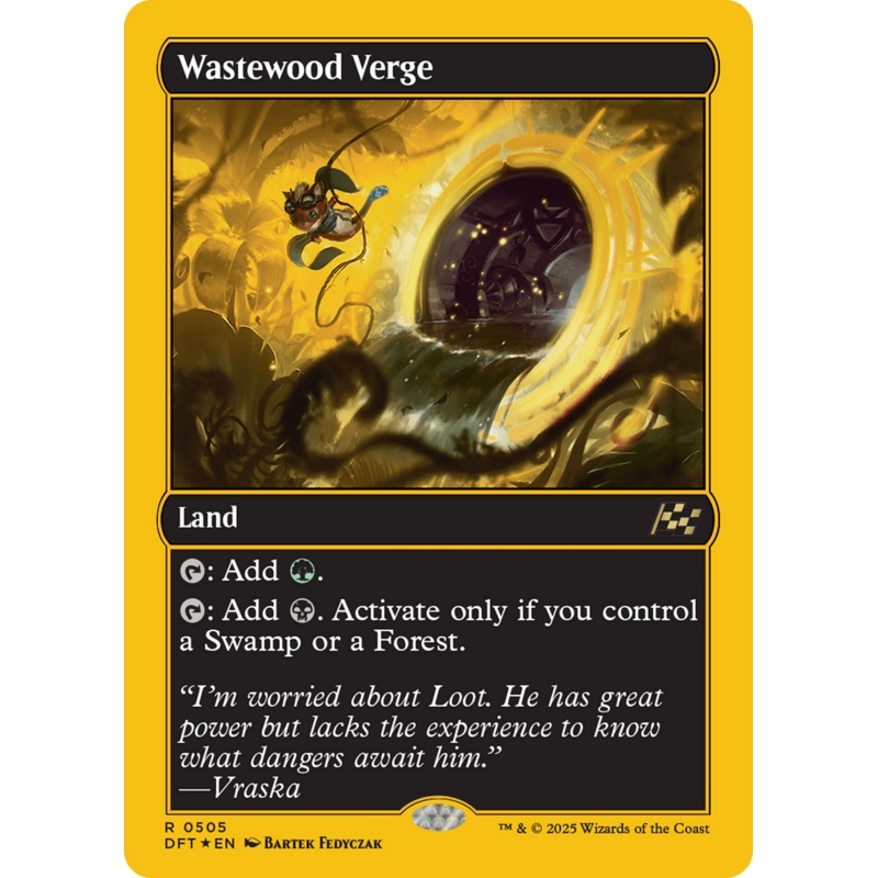 Wastewood Verge (First-Place Foil) [Aetherdrift]