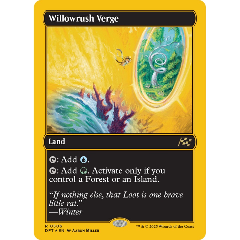 Willowrush Verge (First-Place Foil) [Aetherdrift]