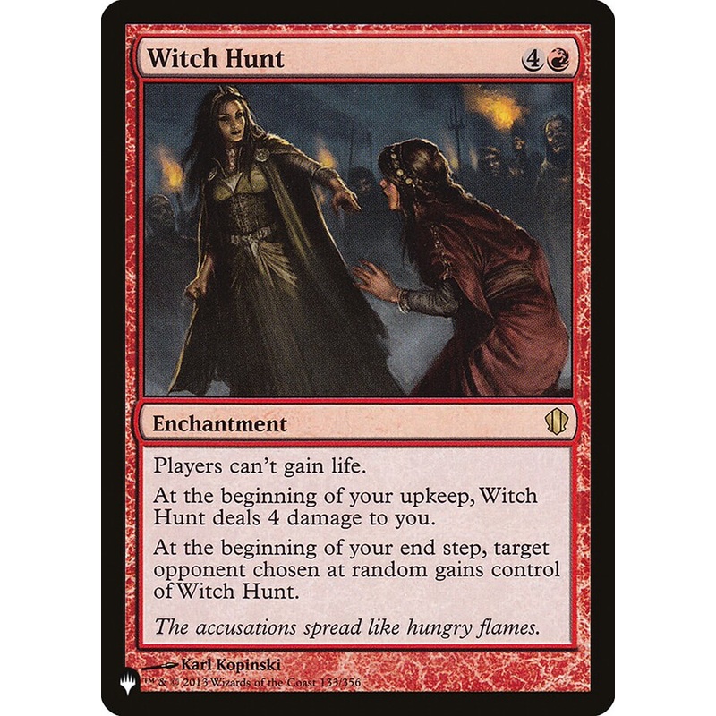 Witch Hunt [The List]