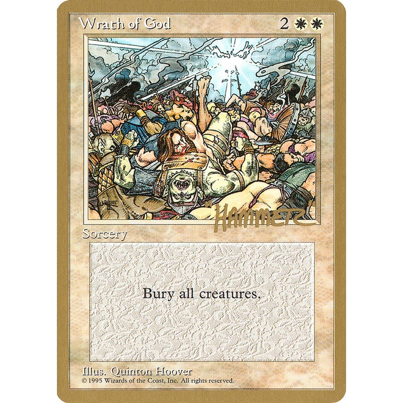 Wrath of God (Shawn "Hammer" Regnier) [Pro Tour Collector Set]