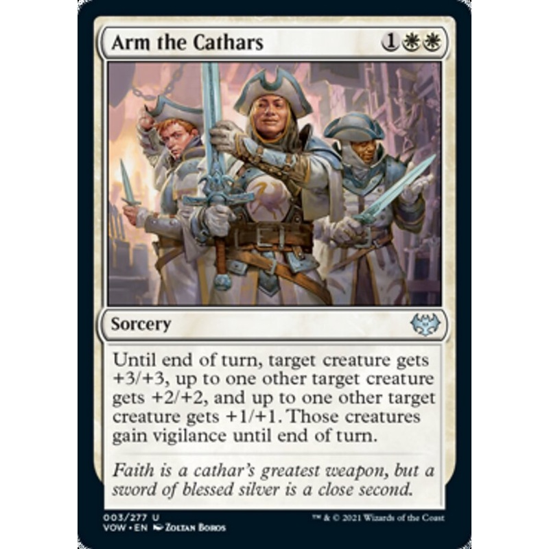 Arm the Cathars [Innistrad: Crimson Vow]