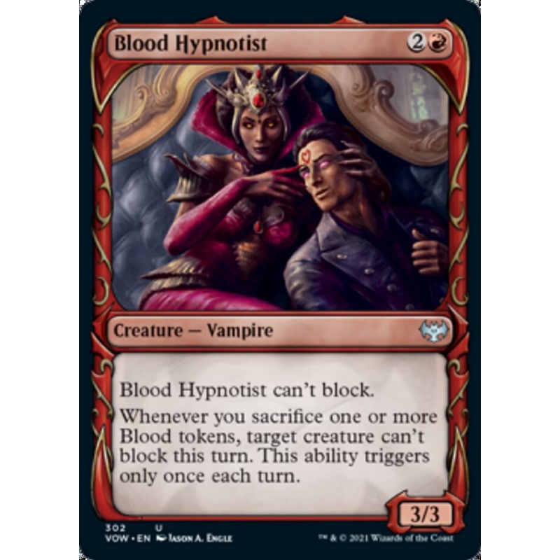 Blood Hypnotist (Showcase Fang Frame) [Innistrad: Crimson Vow]