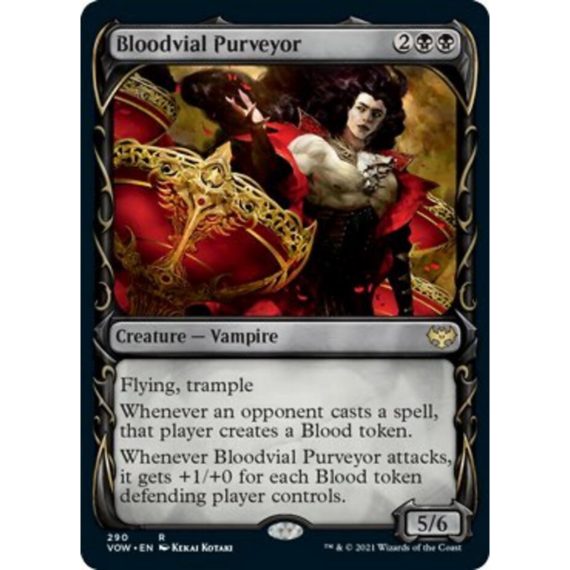 Bloodvial Purveyor (Showcase Fang Frame) [Innistrad: Crimson Vow]