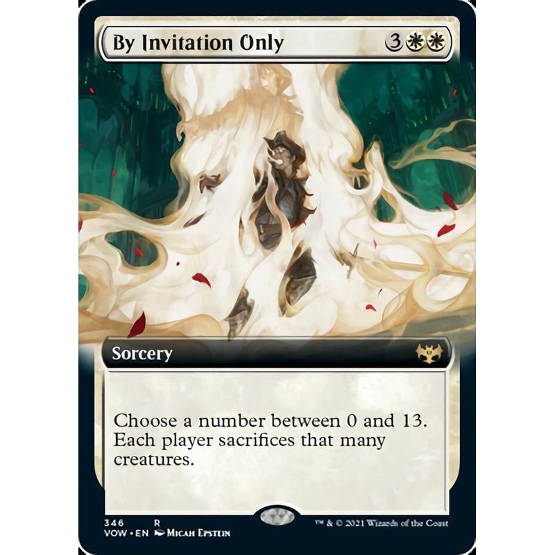 By Invitation Only (Extended Art) [Innistrad: Crimson Vow]