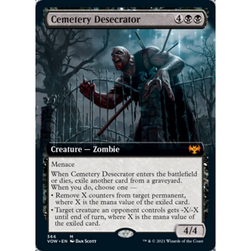 Cemetery Desecrator (Extended Art) [Innistrad: Crimson Vow]