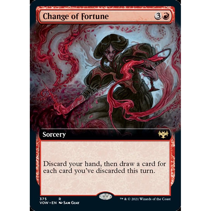 Change of Fortune (Extended Art) [Innistrad: Crimson Vow]