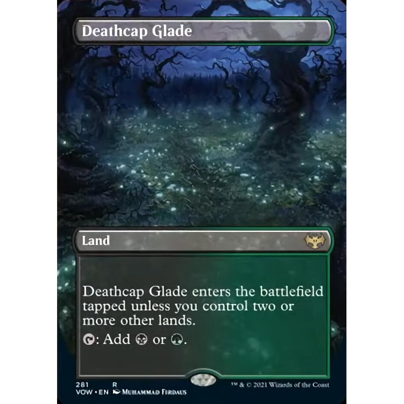 Deathcap Glade (Borderless Alternate Art) [Innistrad: Crimson Vow]