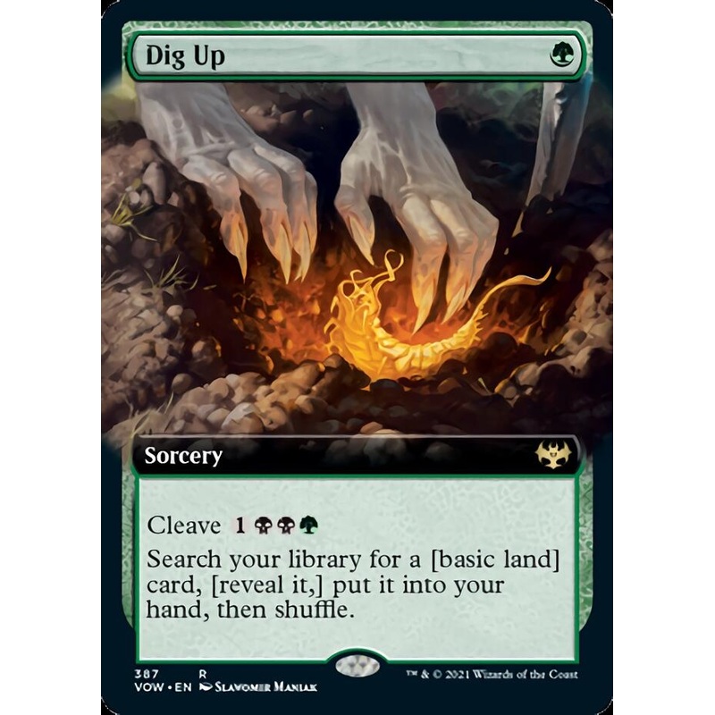 Dig Up (Extended Art) [Innistrad: Crimson Vow]