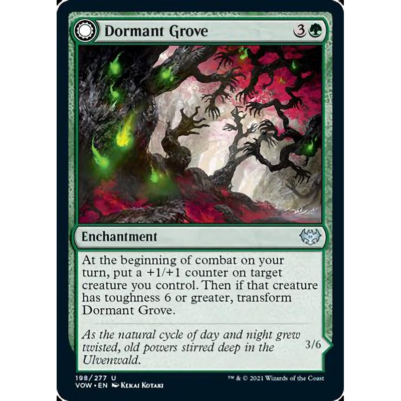 Dormant Grove // Gnarled Grovestrider [Innistrad: Crimson Vow]