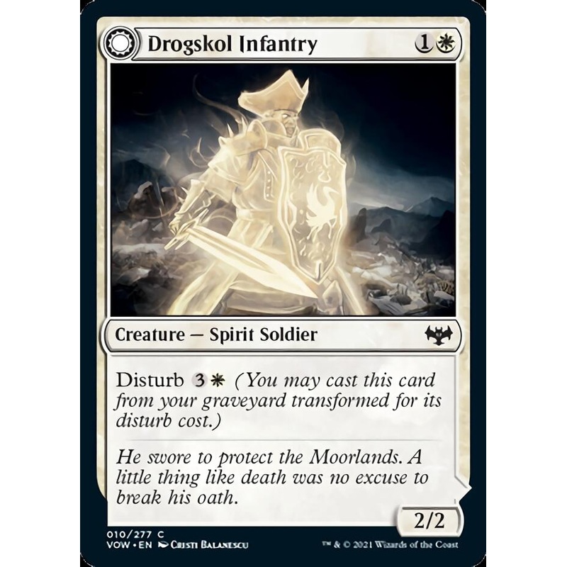 Drogskol Infantry // Drogskol Armaments [Innistrad: Crimson Vow]