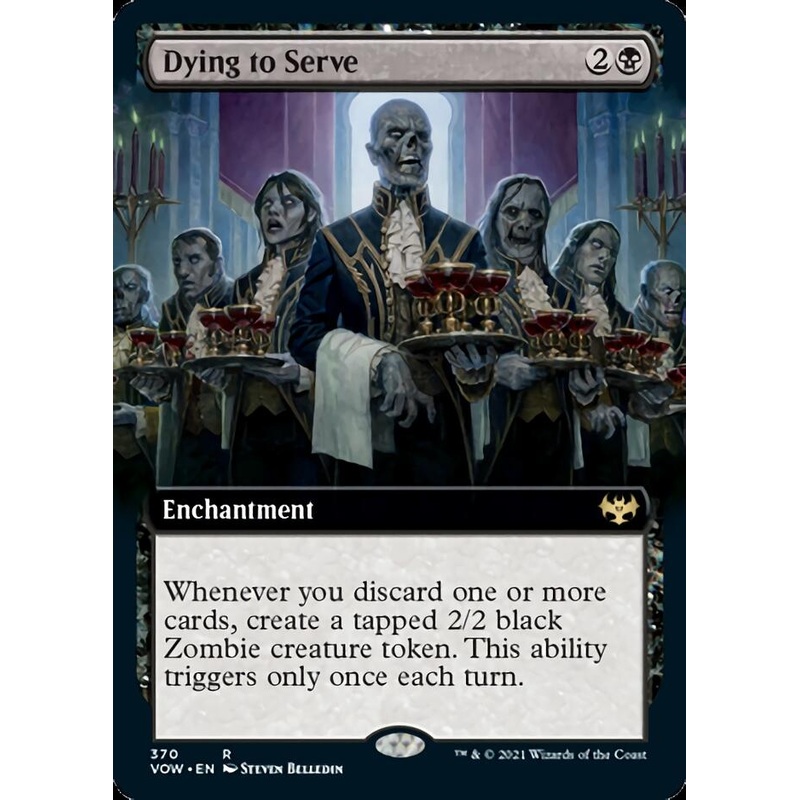 Dying to Serve (Extended Art) [Innistrad: Crimson Vow]