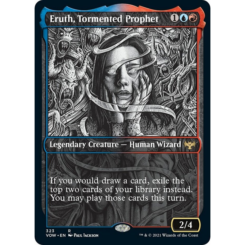 Eruth, Tormented Prophet (Showcase Eternal Night) [Innistrad: Crimson Vow]