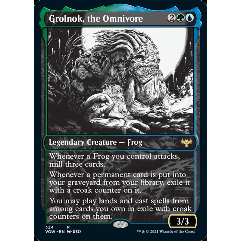 Grolnok, the Omnivore (Showcase Eternal Night) [Innistrad: Crimson Vow]