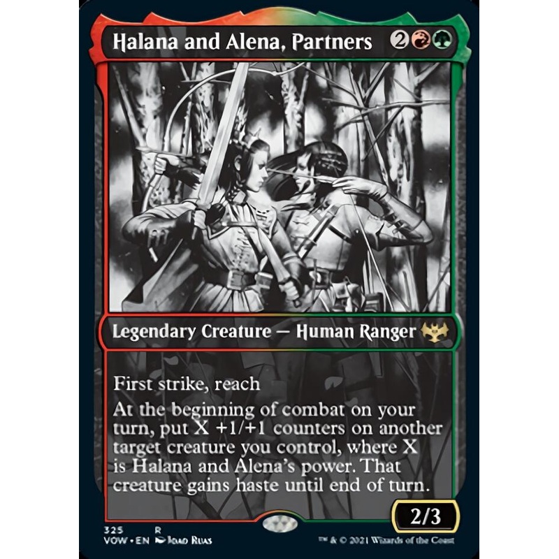 Halana and Alena, Partners (Showcase Eternal Night) [Innistrad: Crimson Vow]