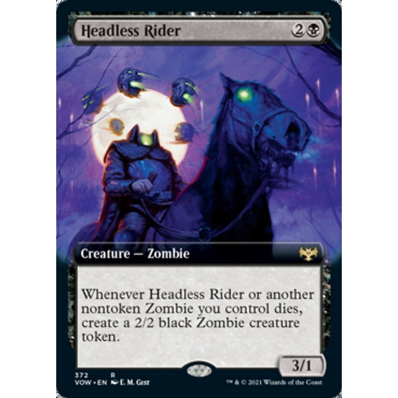 Headless Rider (Extended Art) [Innistrad: Crimson Vow]