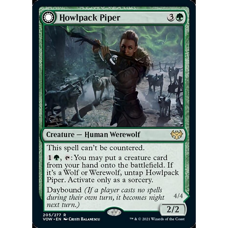 Howlpack Piper // Wildsong Howler [Innistrad: Crimson Vow]