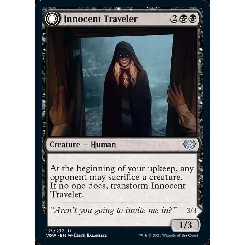 Innocent Traveler // Malicious Invader [Innistrad: Crimson Vow]