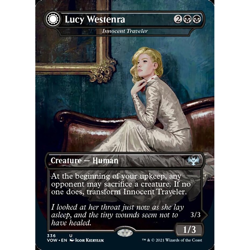 Innocent Traveler // Malicious Invader - Lucy Westenra // Lucy, Arisen Vampire [Innistrad: Crimson Vow]