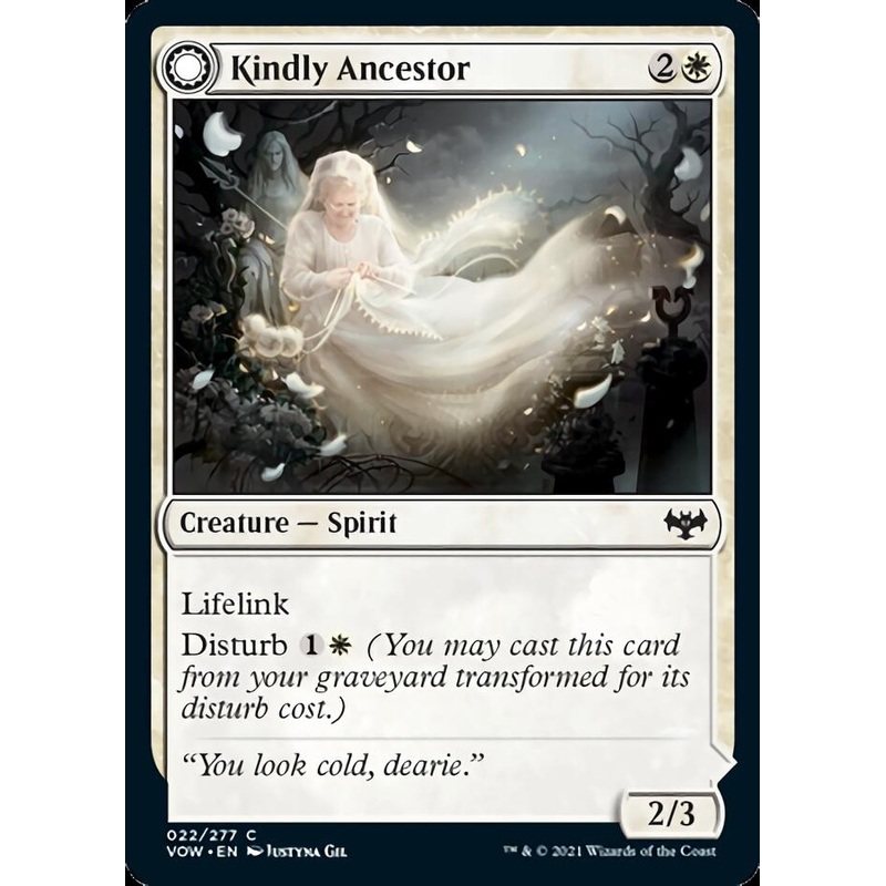 Kindly Ancestor // Ancestor's Embrace [Innistrad: Crimson Vow]