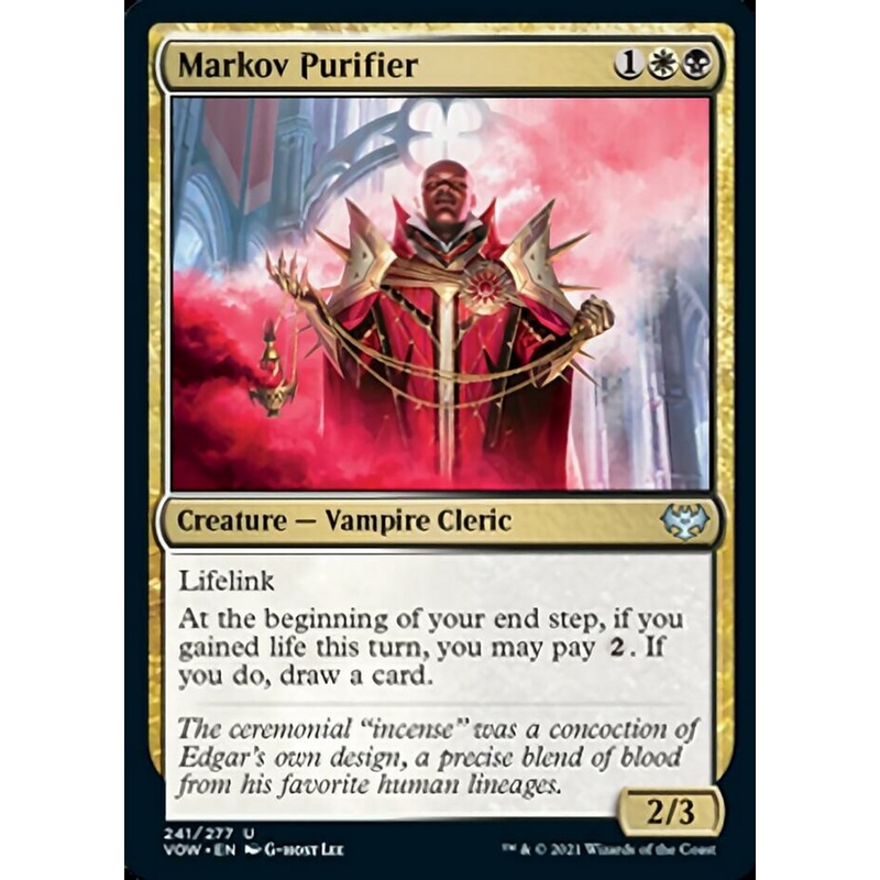Markov Purifier [Innistrad: Crimson Vow]