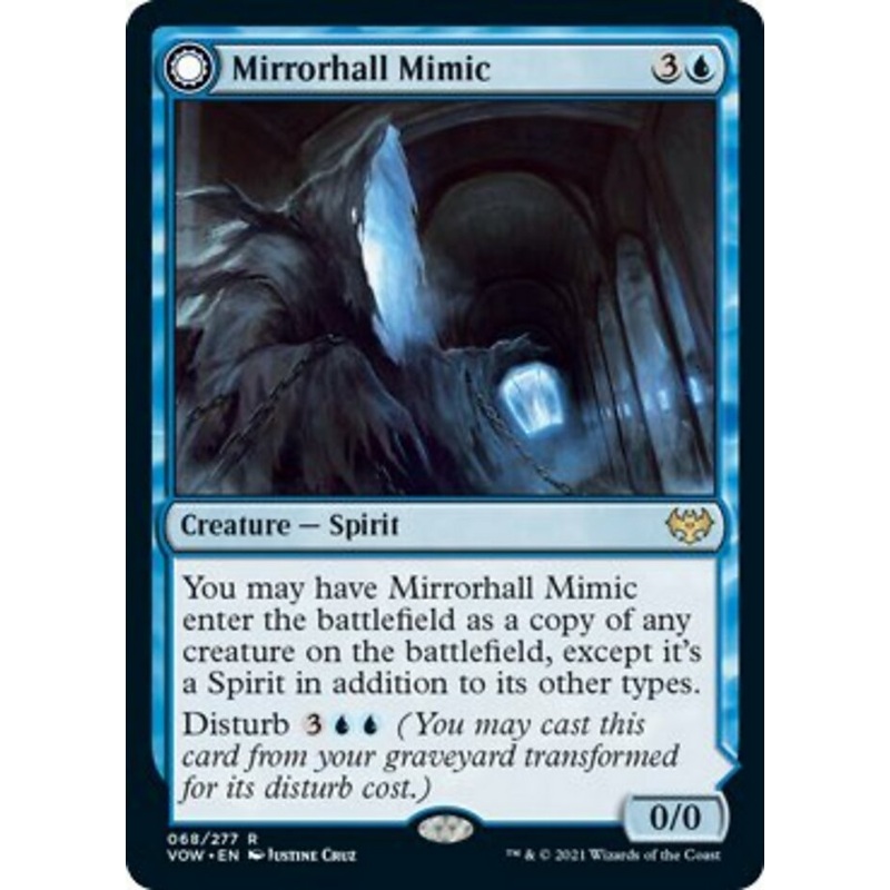 Mirrorhall Mimic // Ghastly Mimicry [Innistrad: Crimson Vow]