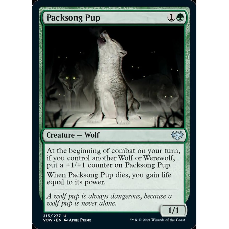 Packsong Pup [Innistrad: Crimson Vow]