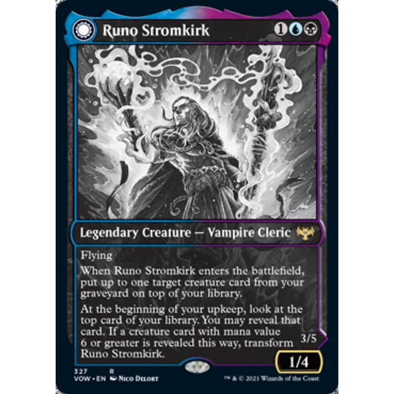 Runo Stromkirk // Krothuss, Lord of the Deep (Showcase Eternal Night) [Innistrad: Crimson Vow]