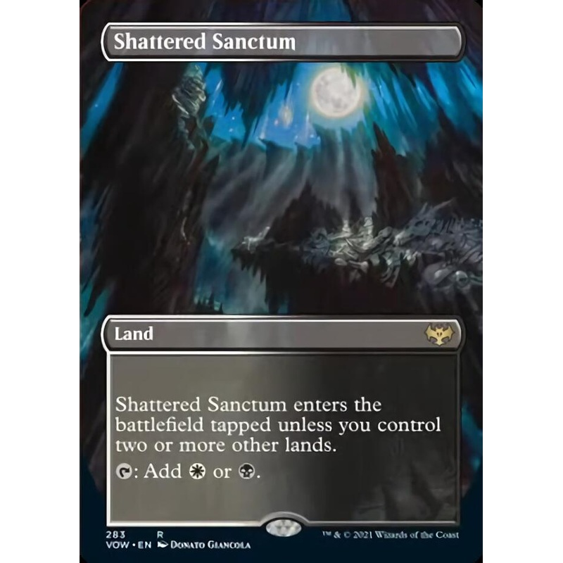 Shattered Sanctum (Borderless Alternate Art) [Innistrad: Crimson Vow]