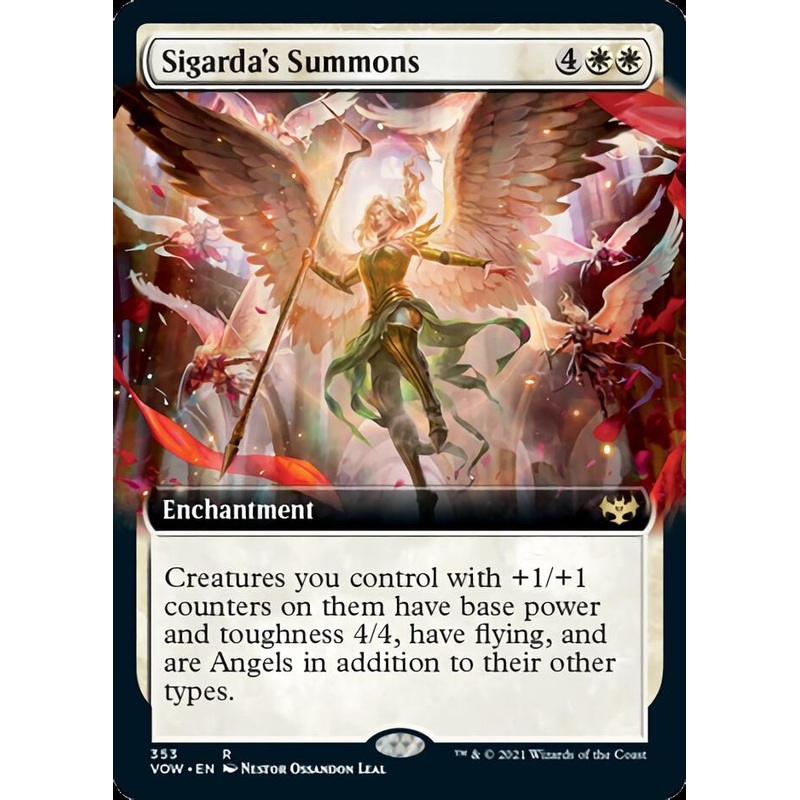 Sigarda's Summons (Extended Art) [Innistrad: Crimson Vow]